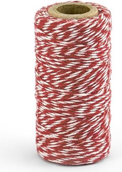 Picture of Party Deco Sznurek piekarski czerwone 50m