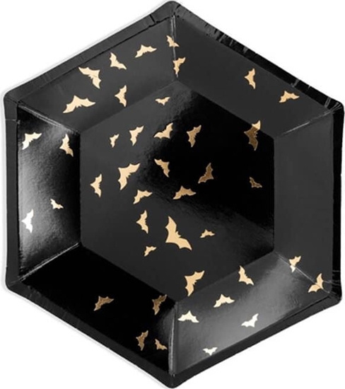 Picture of Party Deco Talerzyki Trick or Treat - 20 cm - 6 szt. uniwersalny