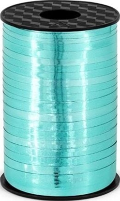 Picture of Party Deco Wstka plastikowa metalizowana turkusowa, 5 mm uniwersalny