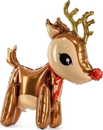 Picture of PartyDeco Balon foliowy Renifer 50x62cm MIX