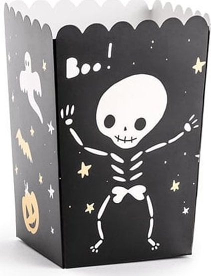 Изображение PartyDeco Pudeka na popcorn BOO!, mix, 7x7x12.5cm one size