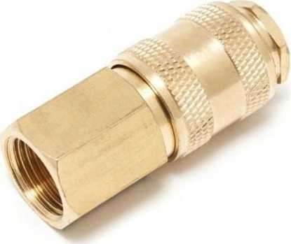 Изображение Partner Szybkozczka pneumatyczna z zaworem z gwintem wewntrznym 1/4" (mosidz)