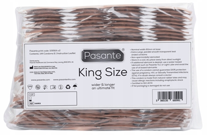 Picture of Pasante King Size prezervatyvai, dideliais kiekiais, 144 vnt. pakuots