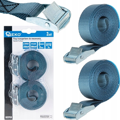 Attēls no Pasy transportowe do mocowania 25mmx3m 500kg 2szt. (20/100)