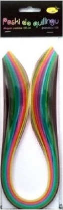 Picture of Paski do quillingu 5mmx50cm pastelowe 100szt