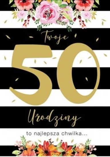 Picture of PASSION CARDS Karnet 50-te urodziny