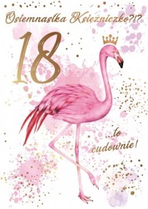 Picture of PASSION CARDS Karnet na 18-te urodziny