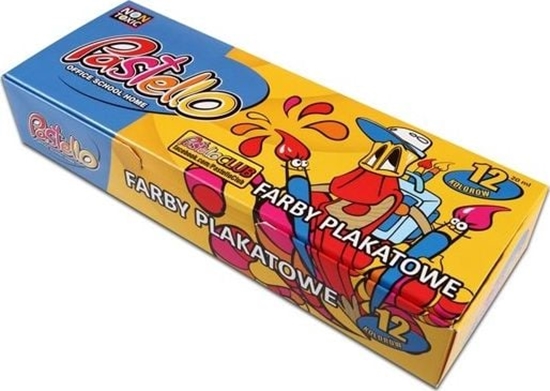 Picture of Pastello Farby plakatowe 12 kol. 20 ml PASTELLO Pastello TARGI