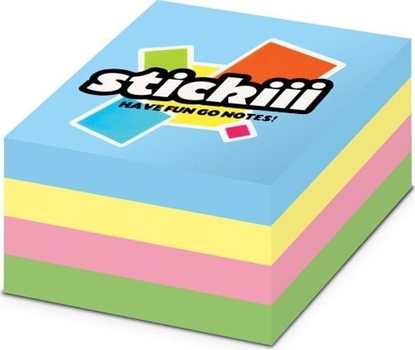 Изображение Pastello Kostka samoprzylepna 76x76 mm 400 kartek 4 kol. PASTEL PAS-0848 Pastello