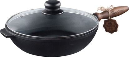 Изображение Patelnia Maysternya Ketaus keptuv su dangiu, 24x6 cm, su nuimama rankena T304C3