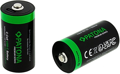 Изображение PATONA LR14 Bateria do ponownego naadowania Lit