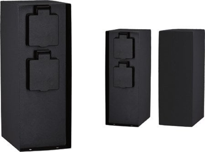 Picture of Paulmann Kolumna RIO 2 gniazda 230V IP44 stal szlachetna antracyt