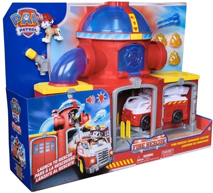 Attēls no Paw Patrol Fire Rescue Fire Station Playset