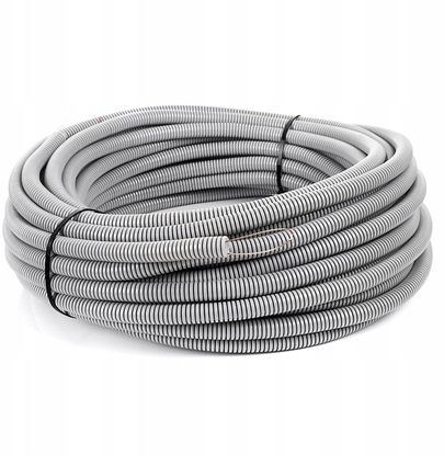 Attēls no Pawbol Rura karbowana Pawbol 6161A-50P PVC, typ lekki 320N z pilotem 50 m