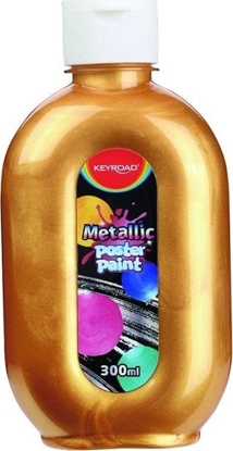 Picture of PBS Connect Farba plakatowa KEYROAD, metaliczna, 300 ml, butelka, zota