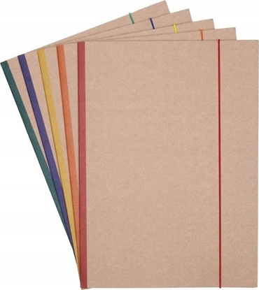 Picture of PBS Connect Teczka z gumk OFFICE PRODUCTS Eco Kraft, karton, A4, 300 gsm, 3-skrz., cena za 1 szt mix kolorów