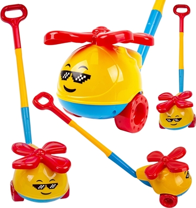 Изображение Pchacz Pchanka Na Kiju migowiec Helikopter Kolorowy Na Kókach Dla Dzieci