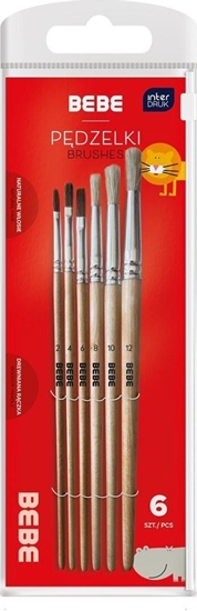 Picture of Pdzelki drewniane 6szt BB Kids