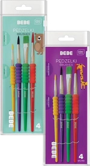 Picture of Pdzelki z uchwytem INTERDRUK BB KIDS 4szt.