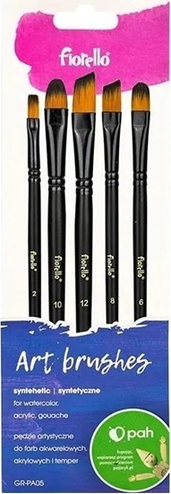 Picture of Pdzle artystyczne nylonowe 5szt