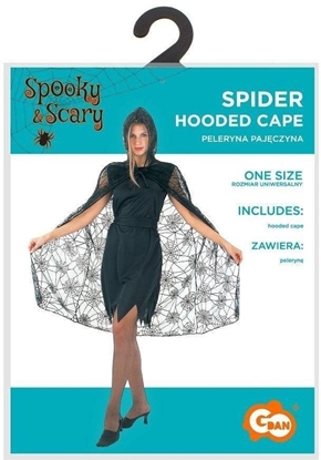 Attēls no Peleryna z kapturem dla dorosych Pajczyna r.uniw