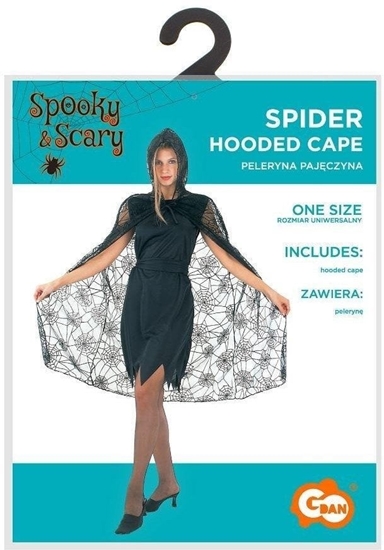 Picture of Peleryna z kapturem dla dorosych Pajczyna r.uniw