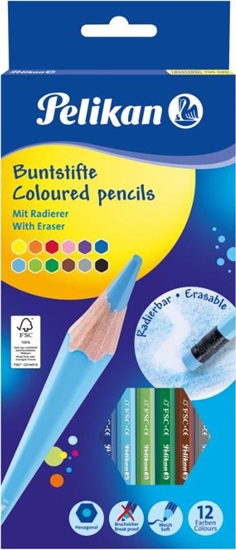 Изображение Pelikan Kredki wymazywalne 12 kolorów
