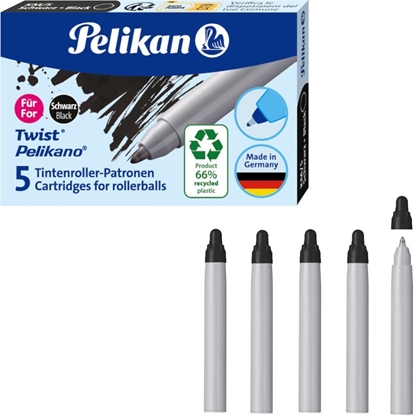Picture of Pelikan Naboje do pióra kulkowego Twist Griffix czarne 5 szt.