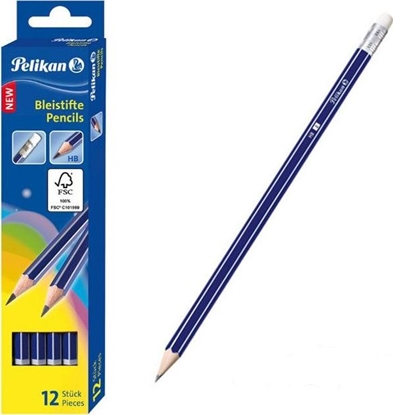 Picture of Pelikan Oówek GP HB z gumk (12szt)