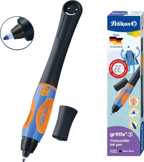 Picture of Pelikan Pióro kulkowe Griffix Neon Black L