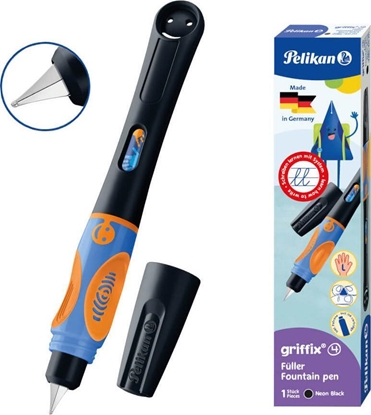 Attēls no Pelikan Pióro wieczne Griffix Neon Black L