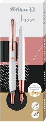 Picture of Pelikan Pióro wieczne Jazz Noble Elegance + dugopis Pearl