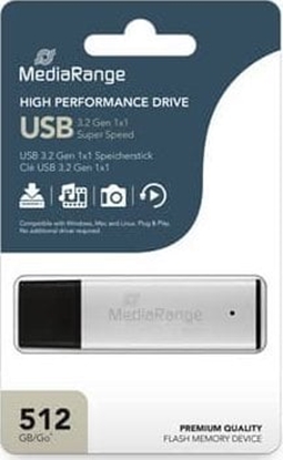Attēls no Mediarange USB-Stick USB 3.0 high performance 512GB alu