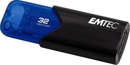 Picture of Pendrive Triton Emtec B110 Click Easy 3.2 pami USB 32 GB USB Typu-A 3.2 Gen 2 (3.1 Gen 2) Czarny, Niebieski