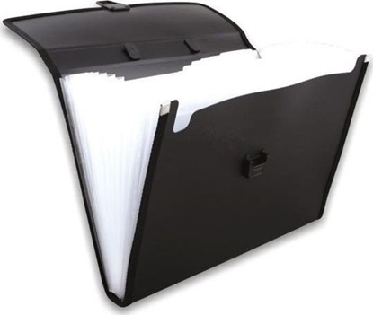 Изображение Penmate Aktówka 12 przegródek PP-4302 czarna PENMATE