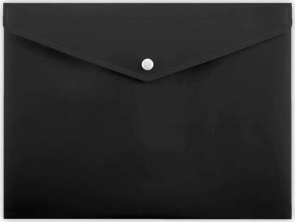 Изображение Penmate Koperta na zatrzask A4 PP-113 czarna PENMATE
