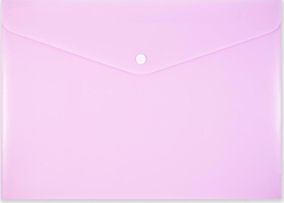 Изображение Penmate Koperta na zatrzask A4 PP-113 pastelowa róowa