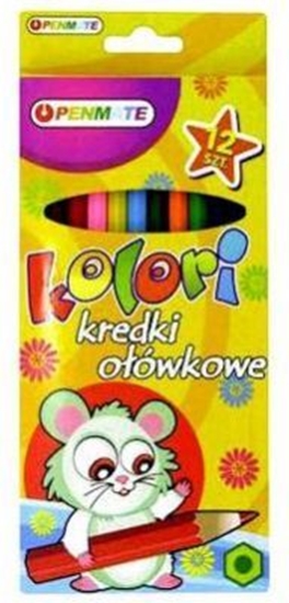 Picture of Penmate Kredki Oówkowe Kolori 12 Kolorów