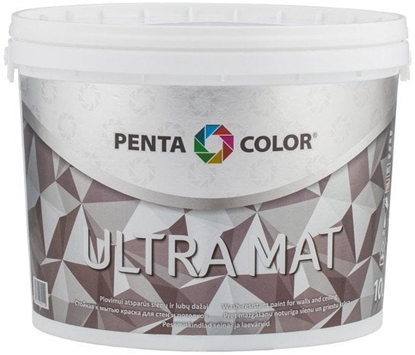 Attēls no Pentacolor EMULSION PAINT ULTRA MAT WHITE 10 L