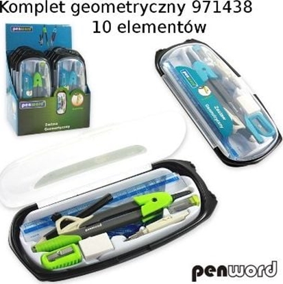 Изображение Penword Komplet geometryczny PENWORD 10 elementów 971438 Penword