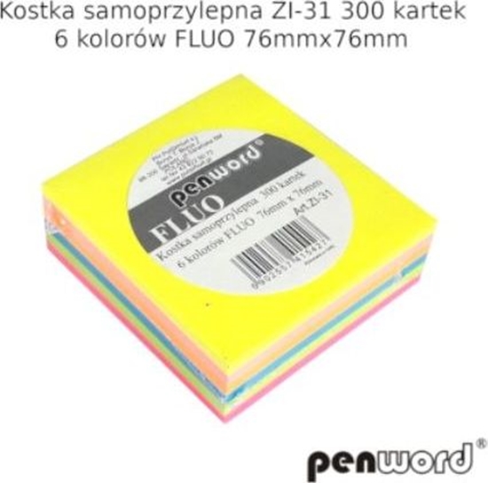 Изображение Penword Kostka samoprzylepna PENWORD ZI-31 300k. 76x76mm 6 kol. Penword
