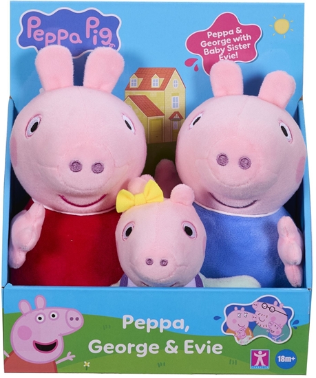 Picture of PEPPA PLUSH 3PK