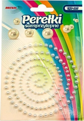 Picture of Pereki samoprzylepne biae 150szt