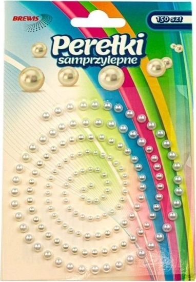 Picture of Pereki samoprzylepne biae 150szt