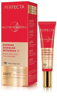 Изображение PERFECTA_Klinika Wieku krem pod oczy i na powieki Kofeina, Skwalan i Witamina C 15ml