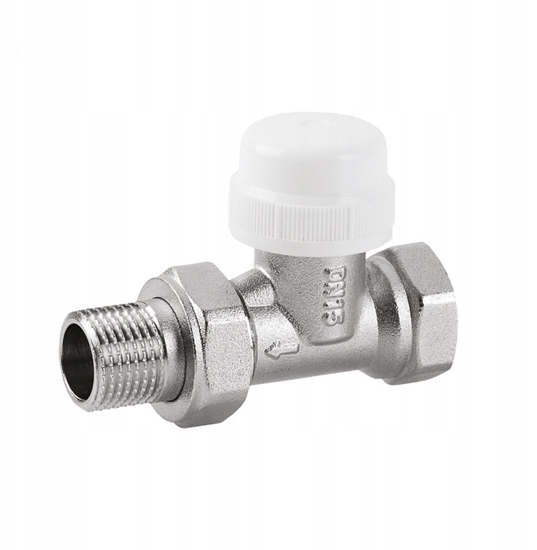 Изображение Perfexim Termostatyczny zawór grzejnikowy prosty 1/2" z nastaw wstpn PHA-028 G1/2 WZ PN10 DN15 [10/100]