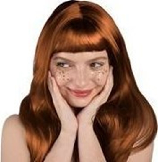 Picture of Peruka dugie wosy ruda