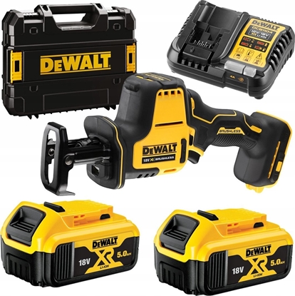 Attēls no Zobenzāģis ar akumulatoru DeWalt DCS369P2-QW; 2x5,0 Ah akum.