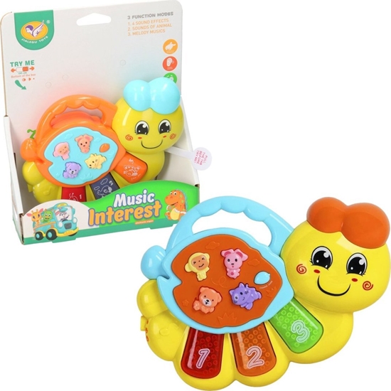 Picture of PIANINKO MUZYCZNE GSIENICA 1SZT