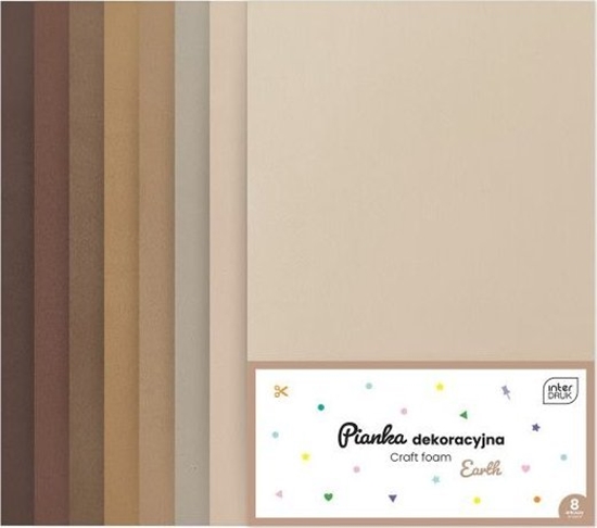 Picture of Pianka dekoracyjna INTERDRUK A4 8ark. - Earth